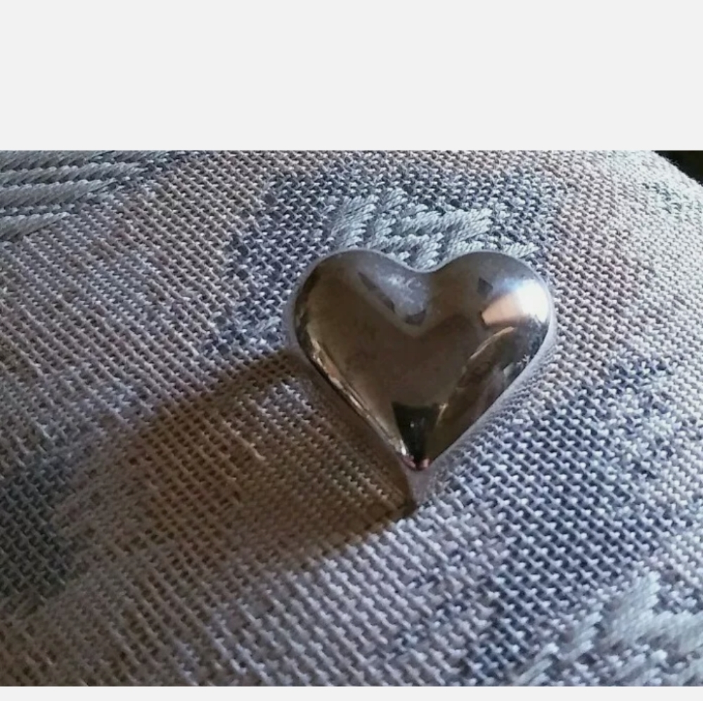 Tiffany & Co. Sterling Silver Small Heart Pin